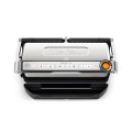 Grill elektryczny TEFAL, model GC728D10 o mocy 2000 W, wykonany ze stali nierdzewnej - 2793546