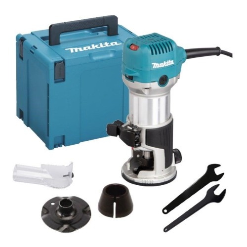 Makita RT0702CJ Freza 710W 6-8mm, 10.000-30.000 r/min, 1,8kg, MAKPACK - 2801237