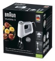 BRAUN MultiMix 5 Mikser ręczny HM 5137WH, 750W, SmartMix, Biały - 2801370