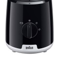 Mikser stojący Braun JB1051BK Household PowerBlend 1 ze szklaną nasadką blendera 1,5 l z kubkiem na wynos, gadżety kuchenne do kruszenia, przecierania i mieszania, funkcja kruszenia lodu, 2 prędkości - 2801453