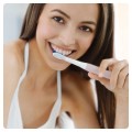 Ultradźwiękowa szczoteczka do zębów Oral-B Pulsonic Slim Luxe 4000 - Codzienna pielęgnacja - Sensitive - dla białych zębów - 62000 ruchów na minutę - Platinum - 2 min - 2801918