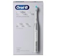 Ultradźwiękowa szczoteczka do zębów Oral-B Pulsonic Slim Luxe 4000 - Codzienna pielęgnacja - Sensitive - dla białych zębów - 62000 ruchów na minutę - Platinum - 2 min - 2801914