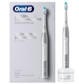 Ultradźwiękowa szczoteczka do zębów Oral-B Pulsonic Slim Luxe 4000 - Codzienna pielęgnacja - Sensitive - dla białych zębów - 62000 ruchów na minutę - Platinum - 2 min - 2801912