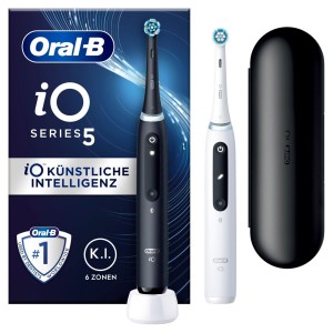 Szczoteczka elektryczna Braun Oral-B iO Series 5 Black/White z 2. rękojeścią 415121