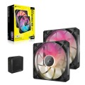 Zestaw startowy CORSAIR iCUE Link RX140 MAX RGB - Wentylator obudowy - 140mm - (zestaw 2 szt.) - 2802986
