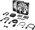 Zestaw startowy CORSAIR iCUE Link RX140 MAX RGB - Wentylator obudowy - 140mm - (zestaw 2 szt.) - 2802985