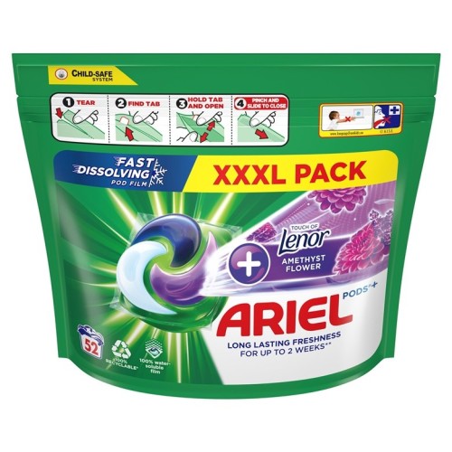 Kapsułki do prania Ariel Amethyst Flower 52 sztuk - 2803012