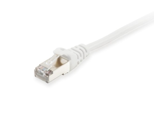 equip - Kabel krosowy RJ-45 męski biały linka 25 cm CAT 6 - Bezhalogenowy, Formowany, Komplet 100 szt. - 2803829