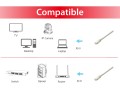 Kabel krosowy RJ-45 (M) do RJ-45 (M) - 5 m - SFTP - CAT 6a Platinum - Formowany, linka - Biały - 2803849
