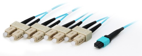 Światłowód - kabel krosowy MTP/SC wielomodowy 10m 50/125 mikronów - 2803854