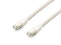 equip - Kabel krosowy - RJ-45 (M) do RJ-45 (M) - 10 m - S/FTP - CAT 6a - bezhalogenowy, linka - biały - 2803859