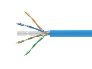 Wyposażenie Instalacyjne Kabel Cat6A DCA U/UTP 305m niebieski LSZH