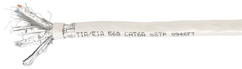 Kabel instalacyjny Cat6A S/FTP 4P23 100.00m szary LSZH - 2803894