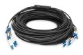 DIGITUS - Kabel rozgałęźny - LC/UPC jednomodowy (S) do LC/UPC jednomodowy (S) - 100.0m - Światłowód - 9/125 mikronów - G.657.A1/OS2 - Bezhalogenowy, wewnętrzny/zewnętrzny - 2803906