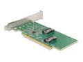 Delock PCI Express 4.0 x16 Karte zu 4 x SFF-8639 N - 2804767