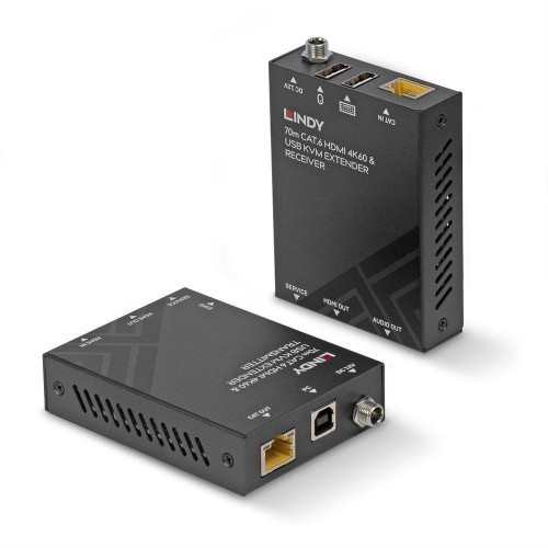Lindy Przedłużacz HDMI 70m Cat.6 4K60, USB & Audio - 2804800