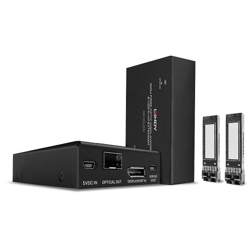 Przedłużacz Fibre Optic DisplayPort 1.2 KVM Extender Lindy 300m - 2804813