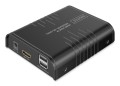 Przedłużacz (extender) po skrętce kat.6 HDMI 4K/60Hz z KVM USB 2.0 przez IP 1G lub do 120m/200m - dodatkowy odbiornik do DS-55355 - 2804816