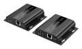 Przedłużacz (extender) po skrętce kat.6 HDMI 4K/60Hz przez IP 1G lub do 120m/200m, max. 253 odbiorniki, sterowanie IR - zestaw - 2804822
