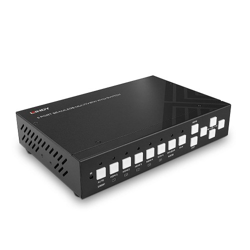 LINDY 5-portowy przełącznik KVM Bezproblemowy Multiview 4HDMI 1USB Typ C - 2804829