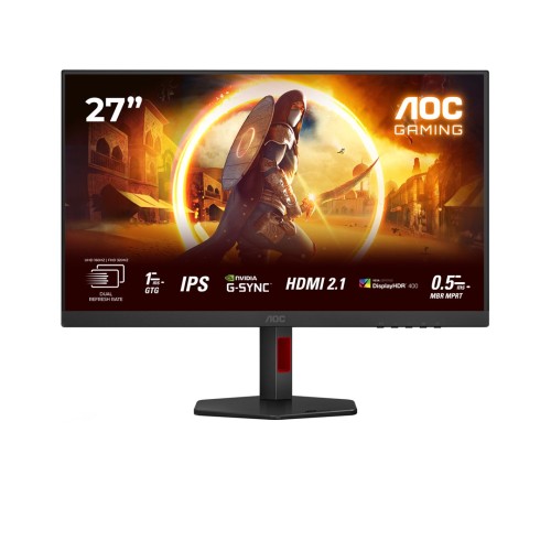 Certyfikat AOC U27G4R 27" Szybki IPS UHD, 16:9, 120 Hz, 1 ms, 3840 x 2160, 400 cd/m2, 2x HDMI, Czarny - 2805892
