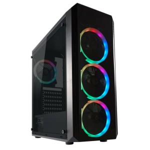 Obudowa gamingowa LC-Power Geh Midi 703B Quad-Luxx o.N. (B)