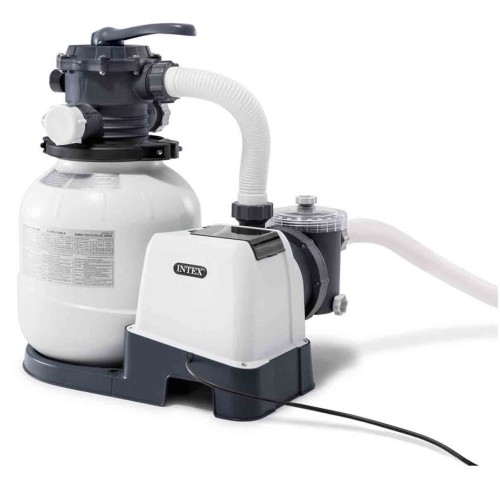 Intex 26646, Pompa piaskowa do basenu, czarno-biała - 2806967