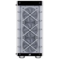 CORSAIR iCUE 465X RGB - Wieża - ATX - Panel boczny z okienkiem (szkło hartowane) - Bez zasilacza (ATX) - Biały - USB/Audio (CC-9011189-WW) - 2807212