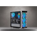 CORSAIR iCUE 465X RGB - Wieża - ATX - Panel boczny z okienkiem (szkło hartowane) - Bez zasilacza (ATX) - Biały - USB/Audio (CC-9011189-WW) - 2807206
