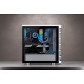CORSAIR iCUE 465X RGB - Wieża - ATX - Panel boczny z okienkiem (szkło hartowane) - Bez zasilacza (ATX) - Biały - USB/Audio (CC-9011189-WW) - 2807205