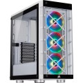 CORSAIR iCUE 465X RGB - Wieża - ATX - Panel boczny z okienkiem (szkło hartowane) - Bez zasilacza (ATX) - Biały - USB/Audio (CC-9011189-WW) - 2807208