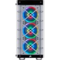 CORSAIR iCUE 465X RGB - Wieża - ATX - Panel boczny z okienkiem (szkło hartowane) - Bez zasilacza (ATX) - Biały - USB/Audio (CC-9011189-WW) - 2807209