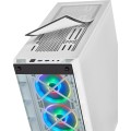 CORSAIR iCUE 465X RGB - Wieża - ATX - Panel boczny z okienkiem (szkło hartowane) - Bez zasilacza (ATX) - Biały - USB/Audio (CC-9011189-WW) - 2807211