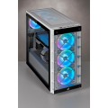 CORSAIR iCUE 465X RGB - Wieża - ATX - Panel boczny z okienkiem (szkło hartowane) - Bez zasilacza (ATX) - Biały - USB/Audio (CC-9011189-WW) - 2807207