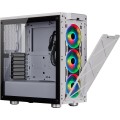 CORSAIR iCUE 465X RGB - Wieża - ATX - Panel boczny z okienkiem (szkło hartowane) - Bez zasilacza (ATX) - Biały - USB/Audio (CC-9011189-WW) - 2807210