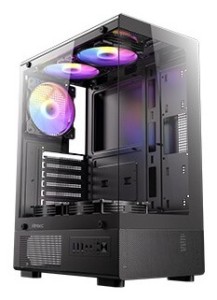 Obudowa Antec VCX300 ARGB Midi Tower Czarna (555479)