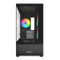 Etui Sharkoon MK6 RGB Micro-ATX 1xGlass Czarne - 2807560