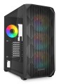 Obudowa komputerowa Sharkoon AK3 RGB Czarne Szkło Hartowane - 2807706