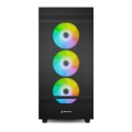 Pokrowiec na komputer Sharkoon Rebel C50 RGB ATX 1xGlass - 2807751