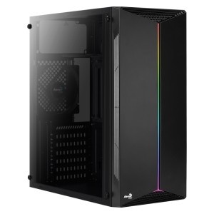 Obudowa Aerocool PGS SPLIT A AEROPGSSPLIT-A-BKRGB (ATX, Micro ATX, Mini ITX; kolor czarny) (WYPRZEDAŻ)