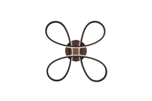 Lampa sufitowa LED Trio FLY 645610132 40cm 3000K Matowy Czarny