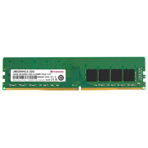 DDR4 32GB PC 3200 CL22 Transcend JetRam, JM3200HLE-32G - 2807950