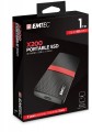 EMTEC SSD Power Plus X200 - Dysk SSD - 1TB - zewnętrzny (przenośny) - USB 3.1 Gen 1 (złącze USB-C) - 2808189