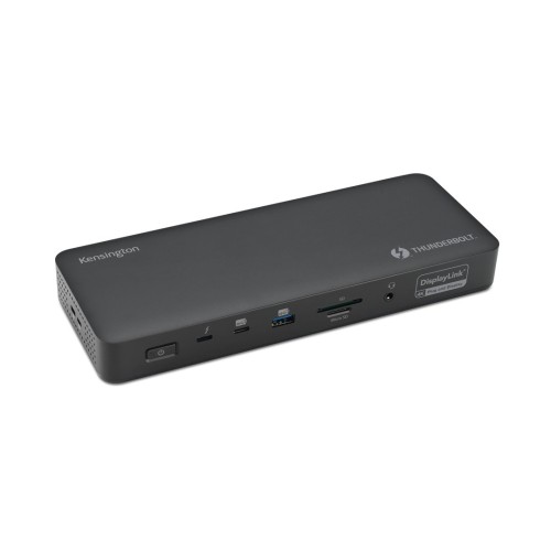 Kensington SD5920T EQ - Stacja dokująca - do laptopa - USB4 / Thunderbolt 4 - 2 x HDMI, 3 x DP, 2 x Thunderbolt 4 - 1GbE, 2.5GbE - 149.1 Watt - Europa - 2808426