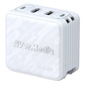 Stacja ładująca AVerMedia, EliteGO (GC313Pro) Biały, 100W GaN, HDMI - 2808477