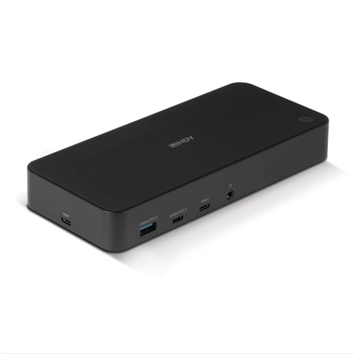 Uniwersalna, hybrydowa stacja dokująca USB typu C i A do laptopa z obsługą 3x4K (DP, HDMI) - 2808507