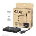 Hub USB Club Hub 3D MST (Multi Stream Transport) DisplayPort 1.4 na 4x DisplayPort, Cztery monitory, 4x 4K30Hz, 8K30Hz - 2808533