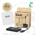 Hub USB Club Hub 3D MST (Multi Stream Transport) DisplayPort 1.4 na 4x DisplayPort, Cztery monitory, 4x 4K30Hz, 8K30Hz - 2808540