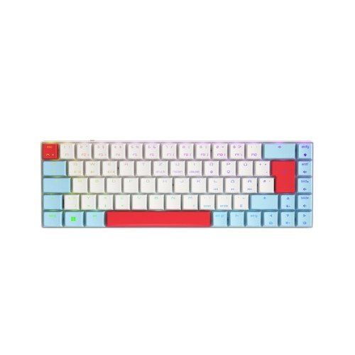Klawiatura CHERRY TAS MX-LP 2.1 Compact Wireless DE-Layout weiß (G80-3860LVADE-0) - 2808651