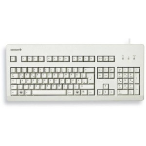 Klawiatura CHERRY TAS G80-3000 Przewodowy DE-Layout jasnoszary NIEBIESKI PRZEŁĄCZNIK